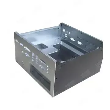 Chapas metálicas cortadas a laser para gabinetes de controle