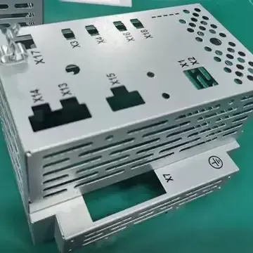 Chapa metálica da caixa do interruptor